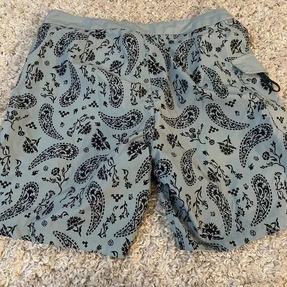 Vans Mixed 18" Boardshorts II Paisley Green Mens 30 NWOT - Picture 7 of 8